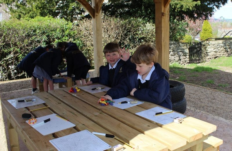 Innovative Outdoor Learning in the Den at Casterton, Sedbergh Prep School