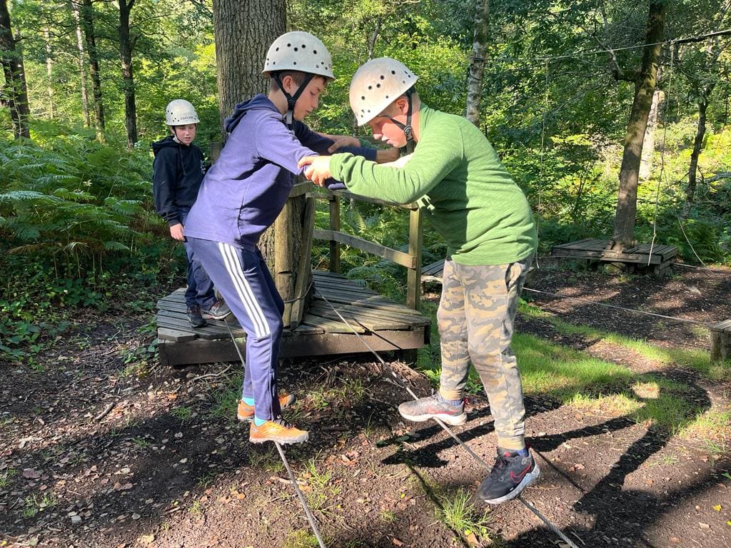 Helping each other