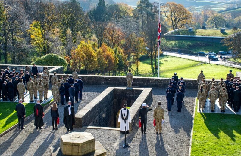 Remembrance Sunday at Sedbergh School